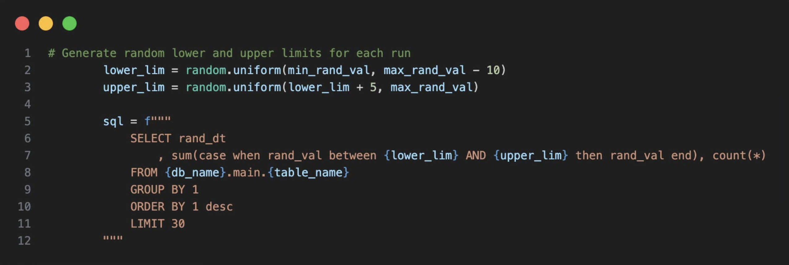 1 To query with DuckDB